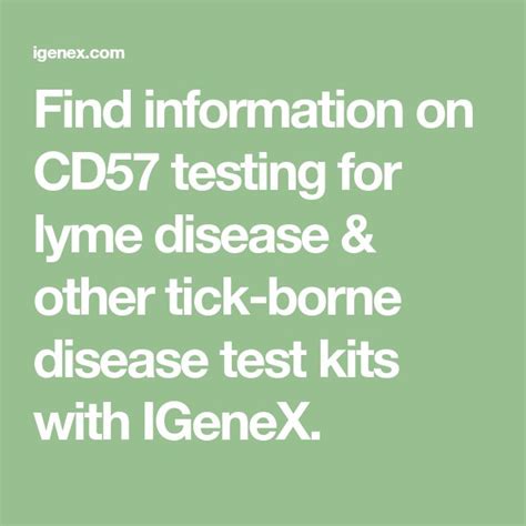 Igenex Legacy Tests Lyme Disease Disease Lyme