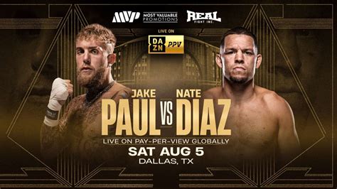 Jake Paul Vs Nate Diaz Full Card Revealed Which 6 Boxing Bouts Are