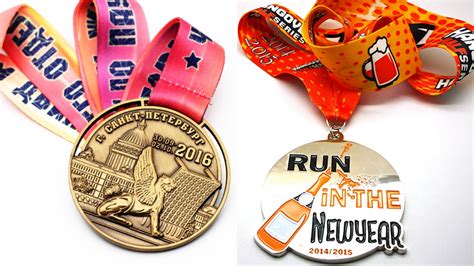 Running Medals For The New Year Custom Medals