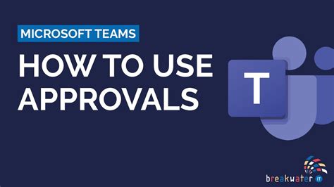 How To Use Approvals On Microsoft Teams Youtube