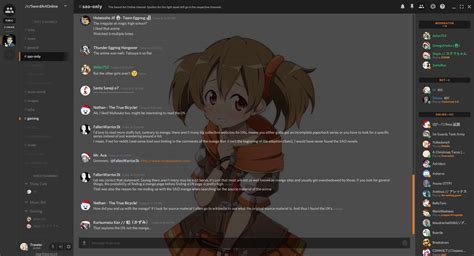 Check spelling or type a new query. For anyone who's part of the r/swordartonline Discord ...