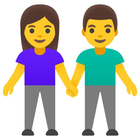 👫 Woman And Man Holding Hands Emoji Couple Emoji