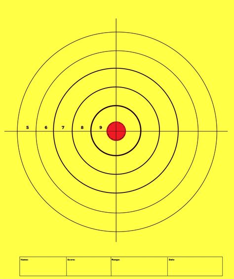 Printable Targets Paper Shooting Targets Shooting Targets Shooting Pin On Target Cam Joe