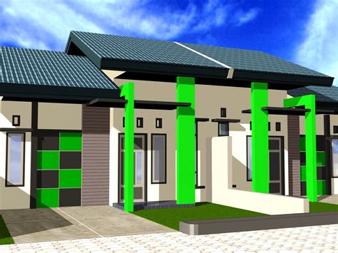 Gambar denah rumah lebar 9 meter 1 lantai 3 kamar tidur. Download Desain Rumah Type 36 dalam Ukuran Asli di atas ...