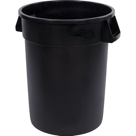 Simple black symbol on white background. 34103203 - Bronco™ Round Waste Bin Trash Container 32 ...
