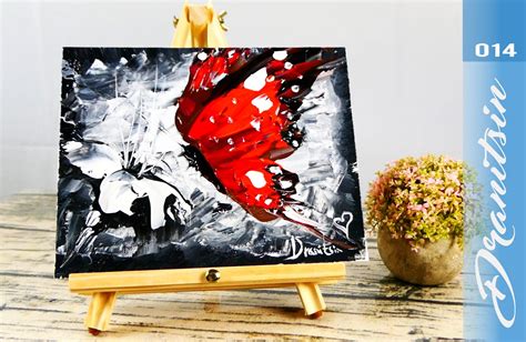 Butterfly Of Love Easy Palette Knife Painting Techniques