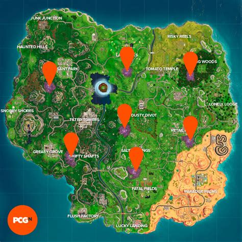 All Fortnite Corrupted Areas Locations Where To Visit All Of The