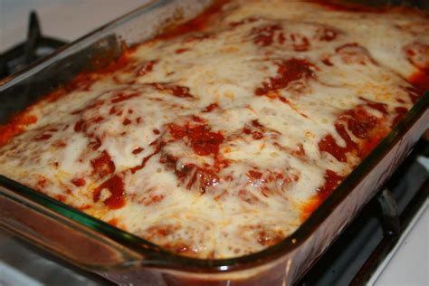 Ingredients include eggplant, eggs, ricotta and mozzarella cheese. Fabulously Delicious: Eggplant Parmigiana