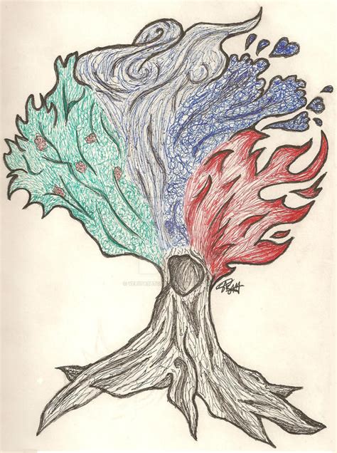 Elemental Tree Original By Veritasbtold On Deviantart