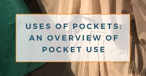 Types Of Pockets 8 Kinds Of Pockets The Creative Curator