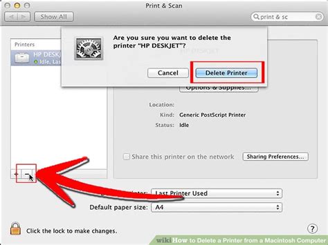 Before we get into setting up a printer so, remove a printer from the list in printers & scanners, then give cleanmymac x a run through to rid your computer of any files how you connect a printer to your mac really depends on what kind of printer you're using. How to Delete a Printer from a Macintosh Computer: 5 Steps