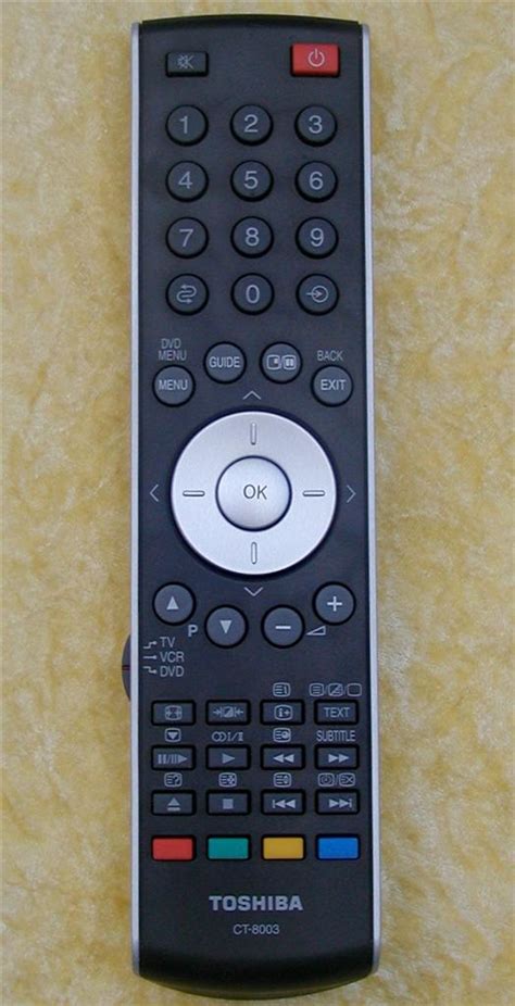 These toshiba tv remote have incorporated the latest advances in technology. Toshiba Remote Control CT-8003 Replace CT-90330 - 42XV600A ...