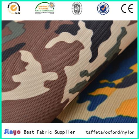 Flame Retardant Textile 1000d Cordura Nylon Fabric For Army Used High