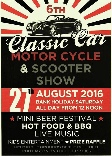 Easton on the Hill car show/beer festival this Sat 27/8/16 - AutoShite