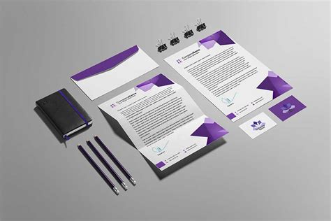 Download Download This Free Stationery Branding Mockup in PSD - Designhooks
