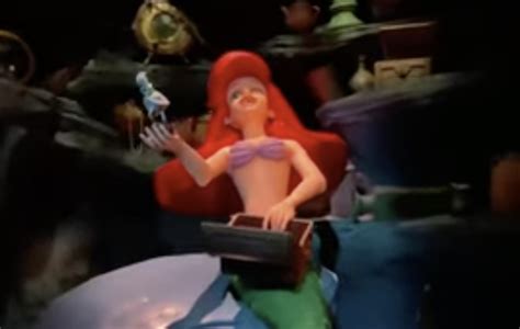 Video Malfuctioning Ariel Animatronic Seen Floundering At Under The Sea Journey Of The Little
