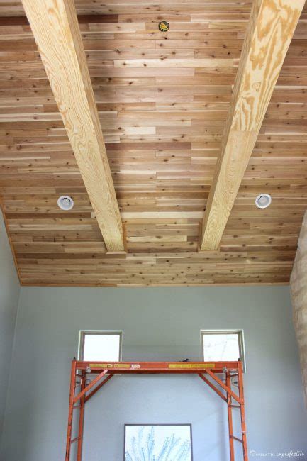 Cedar homes manufacturer industry leader custom designs and ships home cabin kits worldwide. Vaulted Wood Ceiling (from cedar fence pickets) - Domestic ...