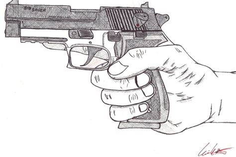 Drawings Of Guns Search Guns Drawing Pictures To Draw Drawing Skills