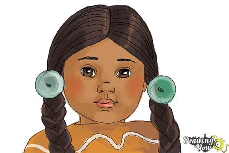 How To Draw Kaya Doll From American Girl Drawingnow
