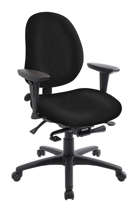 Make sure you can fit two or three fingers between the edge of the seat and the back of your knees when sitting right at the back of your desk chair with your back. geoCentric Mid Back - ergoCentric
