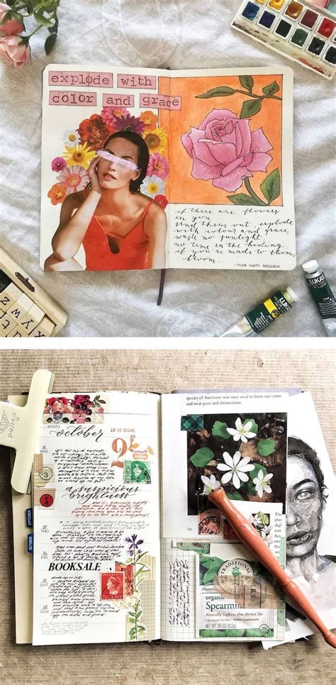 How To Combine Drawing And Writing Into Deeply Personal Art Journals Writing Art Creative