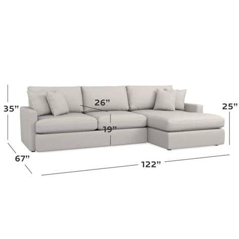 Fabric Seating Allure Right Chaise Sectional 2611 Rcsect Room Decor