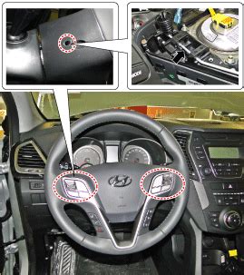 Hyundai Santa Fe Driver Airbag DAB Module And Clock Spring Repair