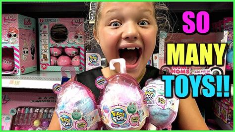 Toy Shopping At Walmart For Lol Surprise Dolls House Pikmi Pops Pikmi Flips Youtube