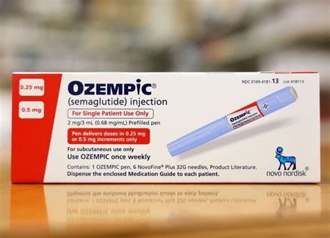 Ozempic Semaglutide Injection Size Mg Packaging Type Box At Rs