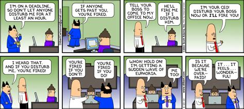 It Feels Wonderful Dilbert Worker Boss Comics Funny Comics