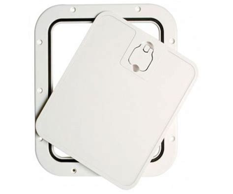 Deck Inspection Access Hatch White 305 X 355mm Removable Lid