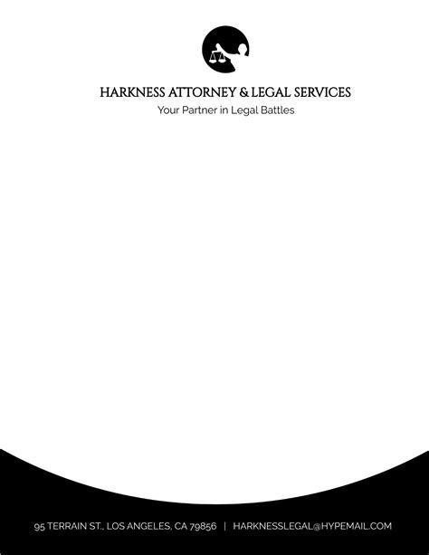 Attorney And Legal Services Letterhead Template Edit Online And Download