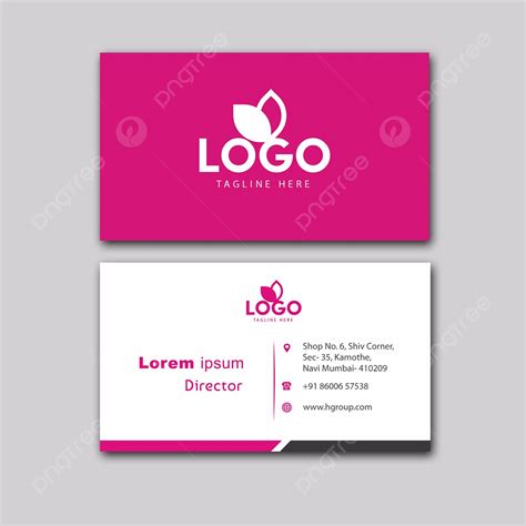 Business Card Template Download On Pngtree