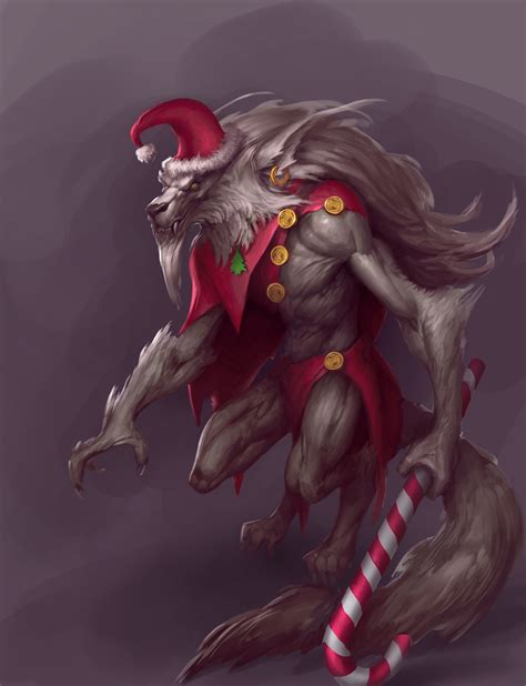 Christmas Werewolf By Mircea Nicula Rimaginarywerewolves