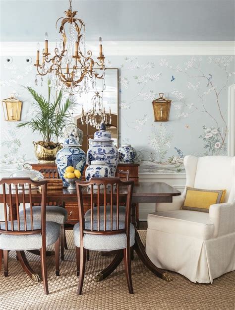 Affordable Chinoiserie Murals And Panels Sources Dining Room