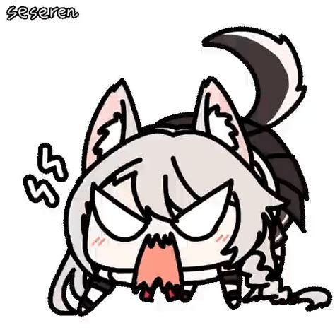 Safebooru 1girl All Fours Angry Animated  Azur Lane Seseren Tail