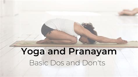 Basic Dos And Donts About Yoga And Pranayam Youtube