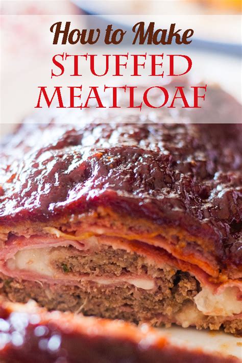 It's all about the presentation! How to Make Stuffed Meatloaf - Ice Cream and Inspiration