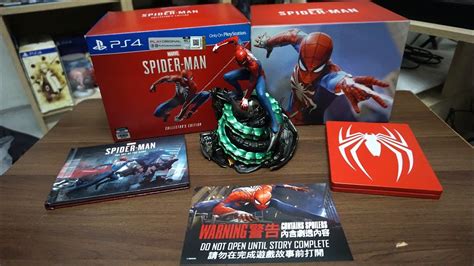 Ps4 Marvels Spider Man Collectors Edition Unboxing Youtube