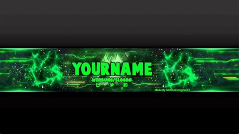 Youtube Game Banner Template