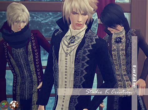 Versailles Chic Long Coat For Male At Studio K Creation Sims 4 Updates