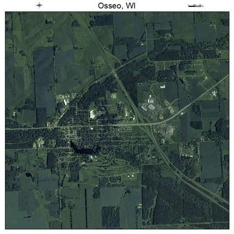 Aerial Photography Map Of Osseo Wi Wisconsin