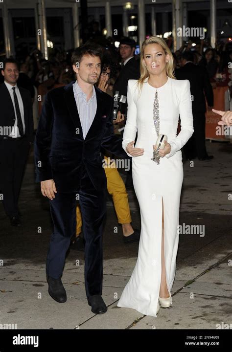 Actress Kate Hudson And Boyfriend Matthew Bellamy Attend The Premiere Of The Reluctant