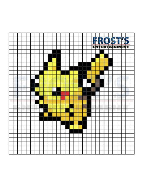 Pokémon 25 Perler Bead Pikachu Pattern Pyssla Pokemon Punto De Cruz De Pokemon Punto De Cruz