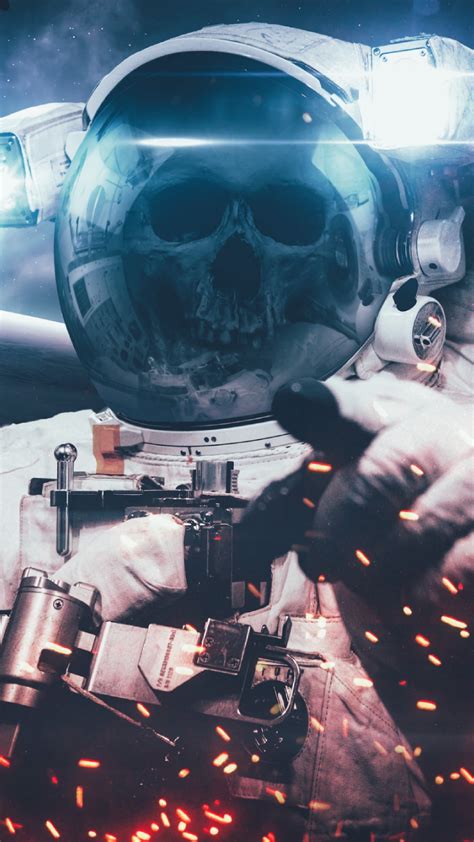Sci Fi Astronaut Phone Wallpaper By Vadim Sadovski Mobile Abyss