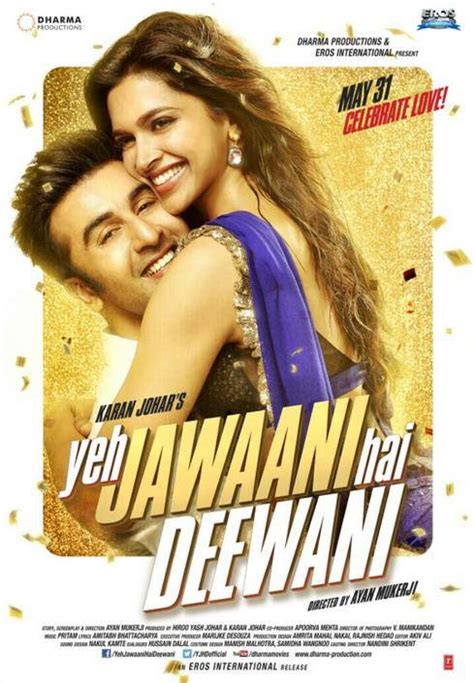 It stars deepika padukone and ranbir kapoor in lead roles. Bollywood-ish blog: Yeh Jawaani Hai Deewani
