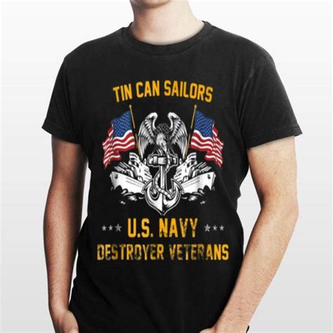 Tin Can Sailors Us Navy Destroyer Veterans Shirt Hoodie Sweater