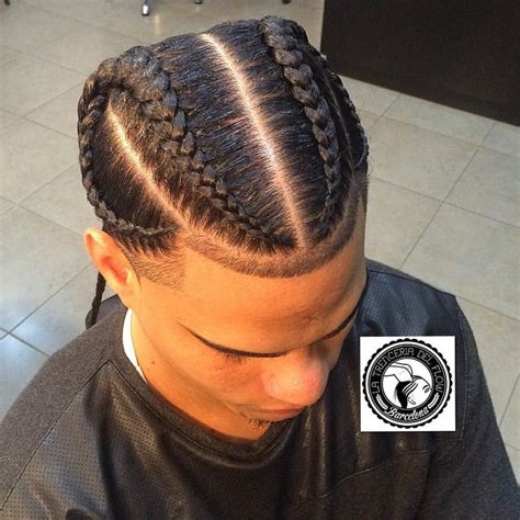 Individual Braids For Boys In 2020 Cornrow Braids Men