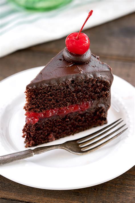 The cake is great with the amount called for, but after trying more to see the difference, i definitely think 1 cup is the magic amount. Old-Fashioned Chocolate Cake with Maraschino Filling | Barbara Bakes