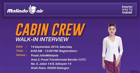 Check spelling or type a new query. Malindo Air Cabin Crew Walk-in Interview [Shah Alam ...